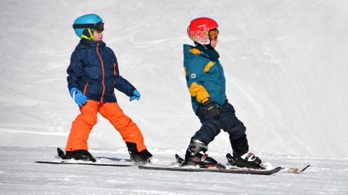 Bambini sulla neve